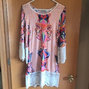Bright boutique summer dress